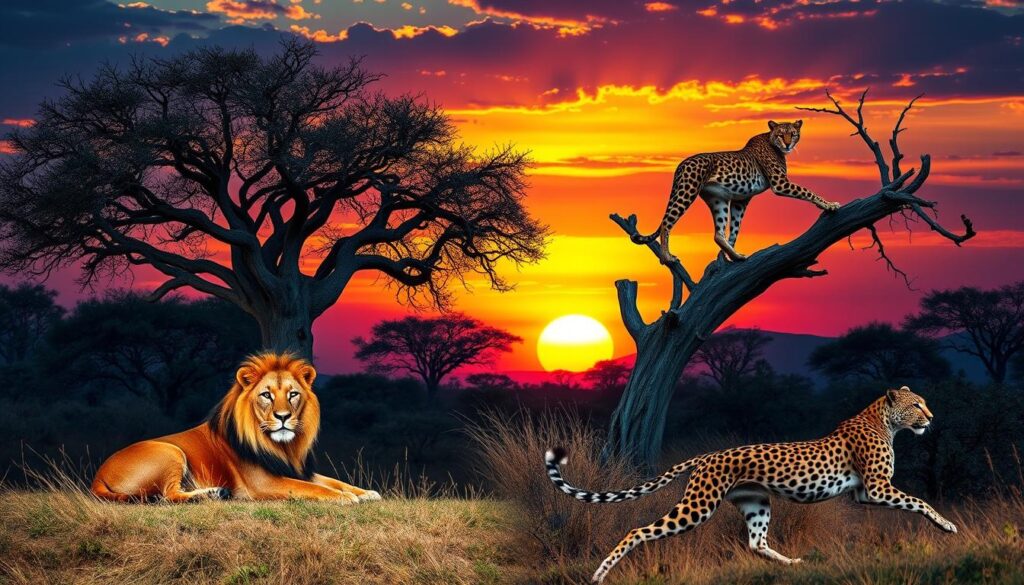 Großkatzen in Afrika Großkatzen in Afrika