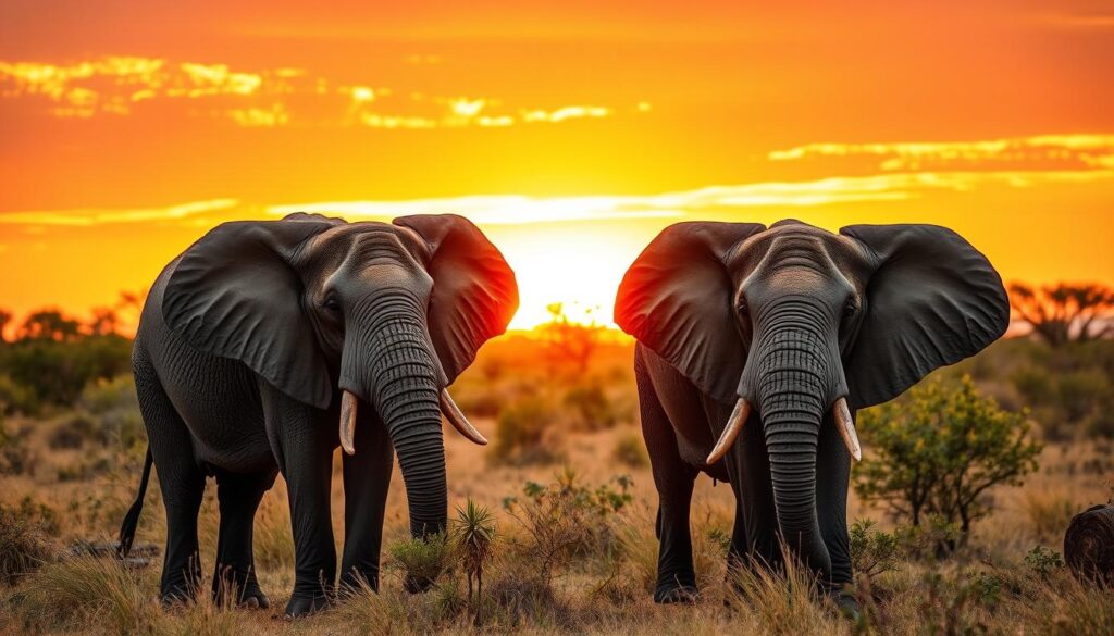 Die majestätischen Elefanten