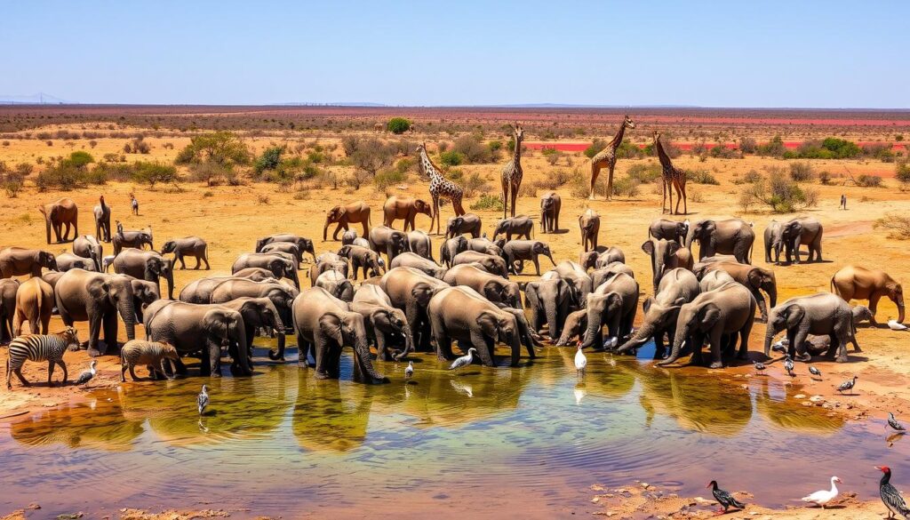 Bedeutung von Wasserquellen für die Wildtiere