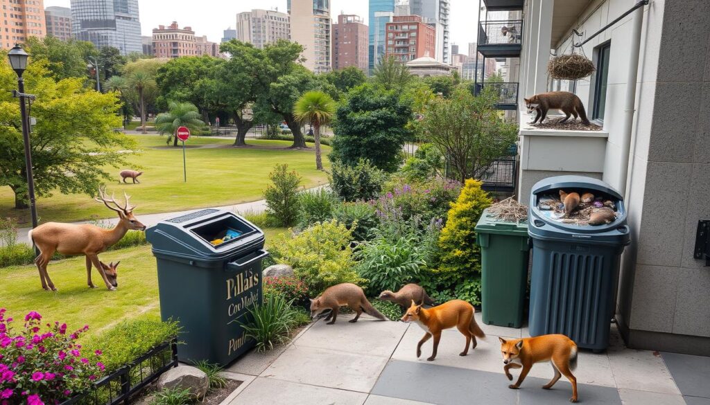 Wildtiere in städtischen Gebieten