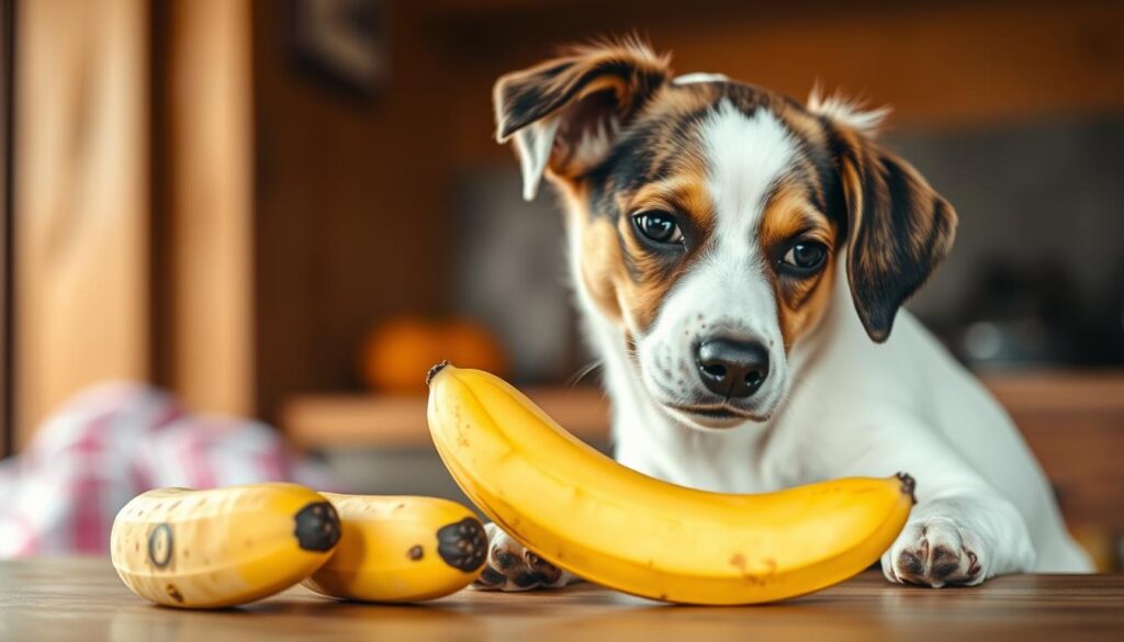 Hund Banane