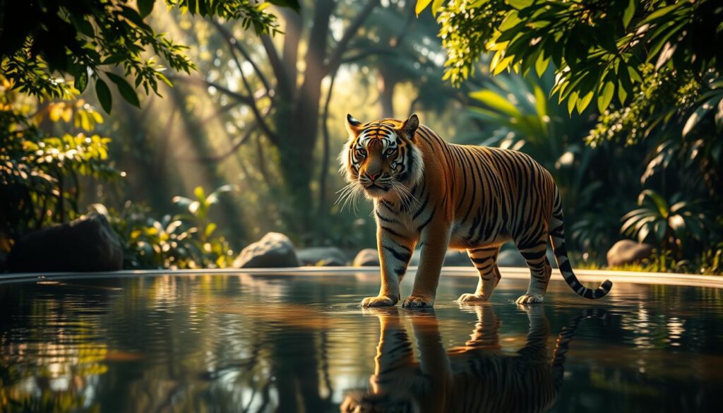 Sumatra-Tiger Katzenumgebung