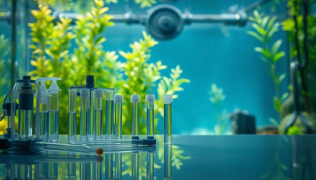 Wassertests im Aquarium