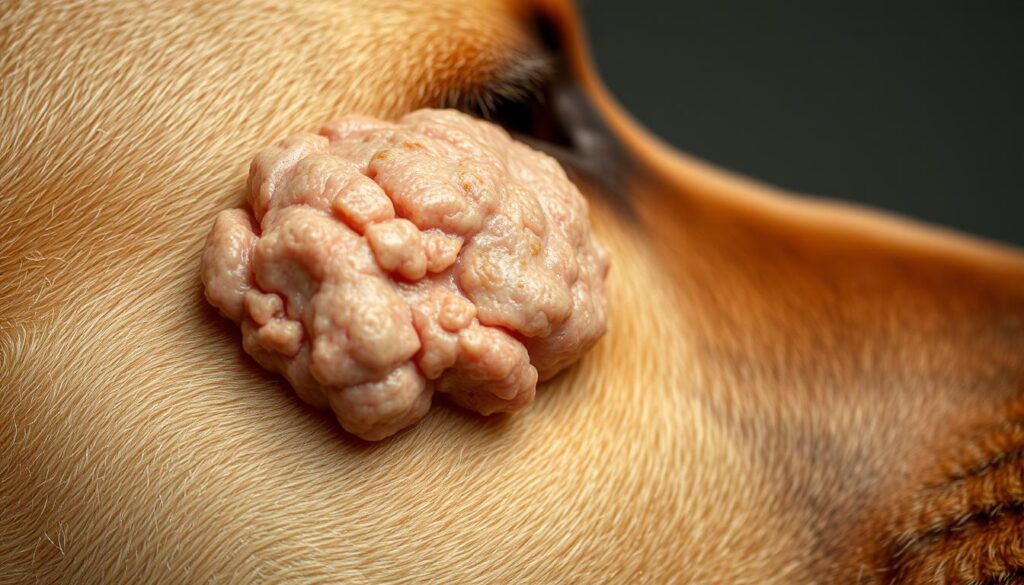 Warze beim Hund wird immer größer