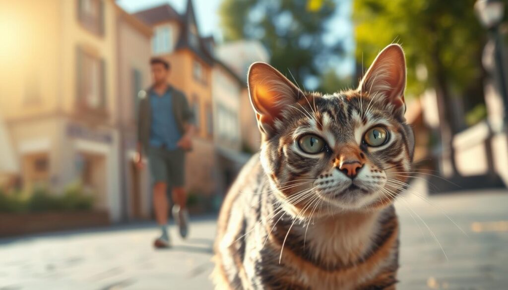 Katze folgt mir überall hin