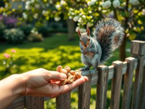 Eichhörnchen füttern