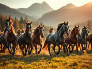 Dülmener Wildpferde