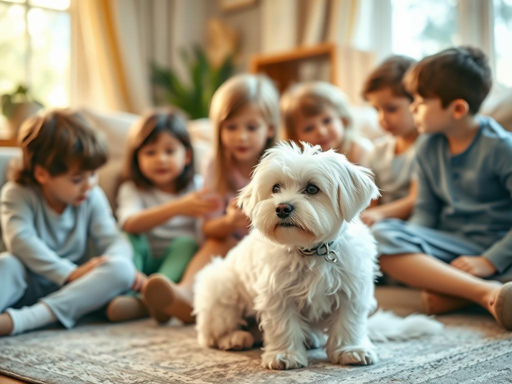 Malteser als Familienhund mit Kindern Malteser als Familienhund mit Kindern
