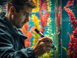 Wels Aquarium Scheibenputzer