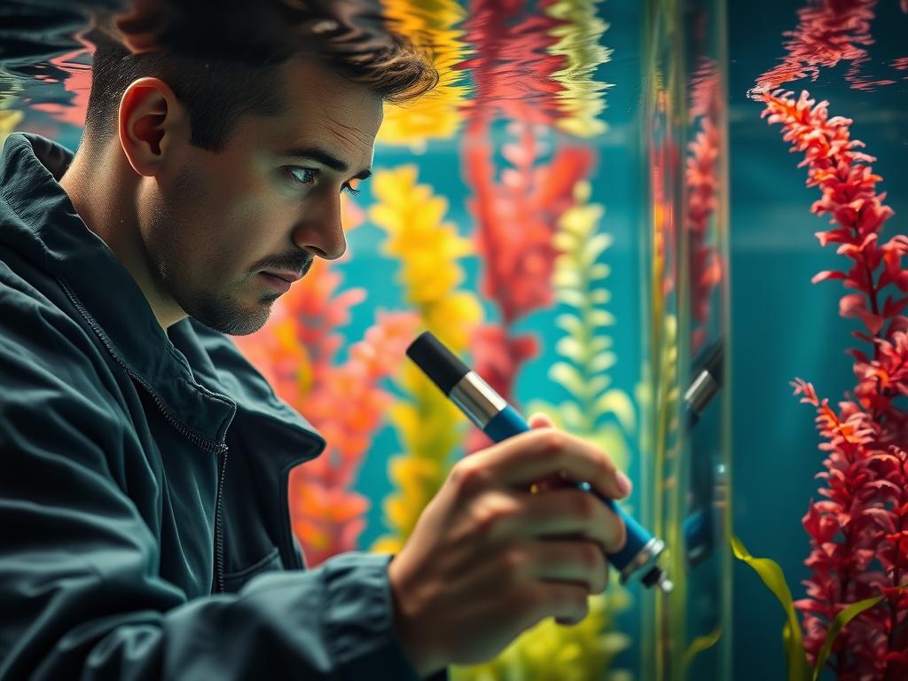 Wels Aquarium Scheibenputzer