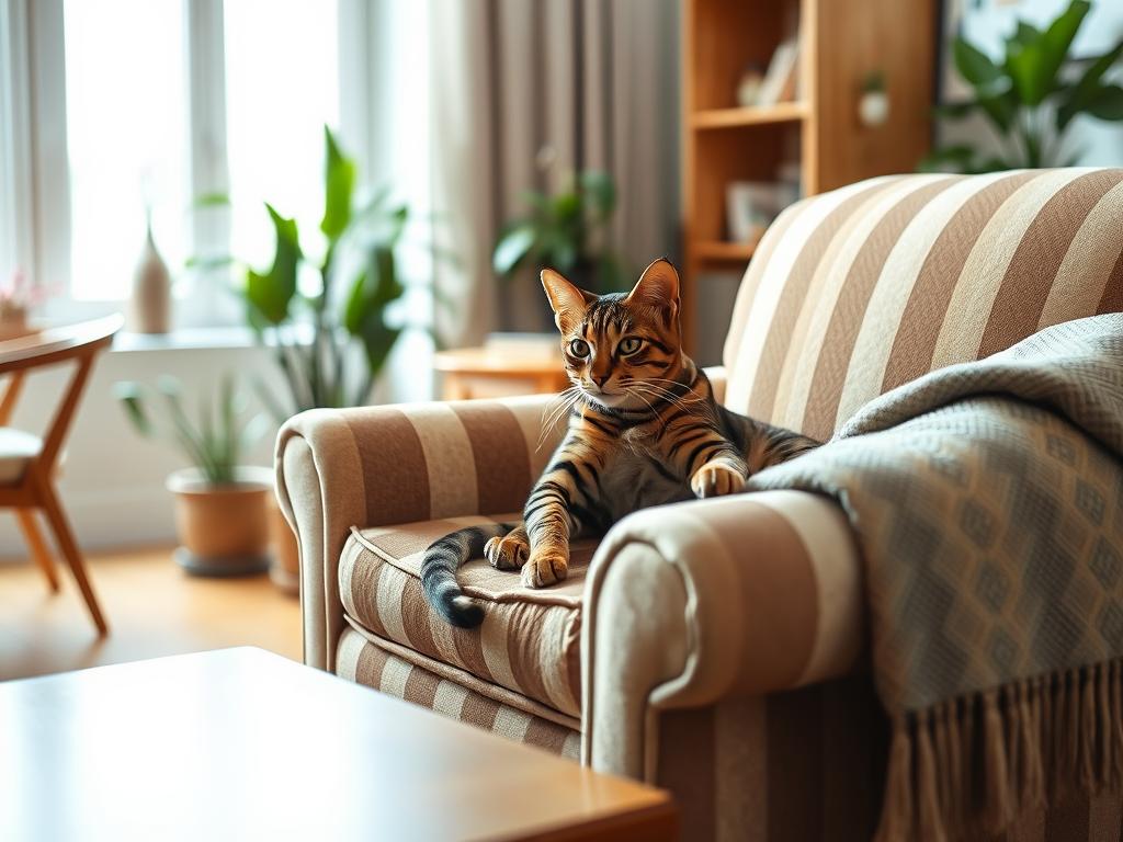 Bengal Katze Wohnungseinrichtung