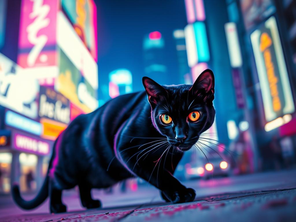 Schwarze Bengalkatze in der Popkultur