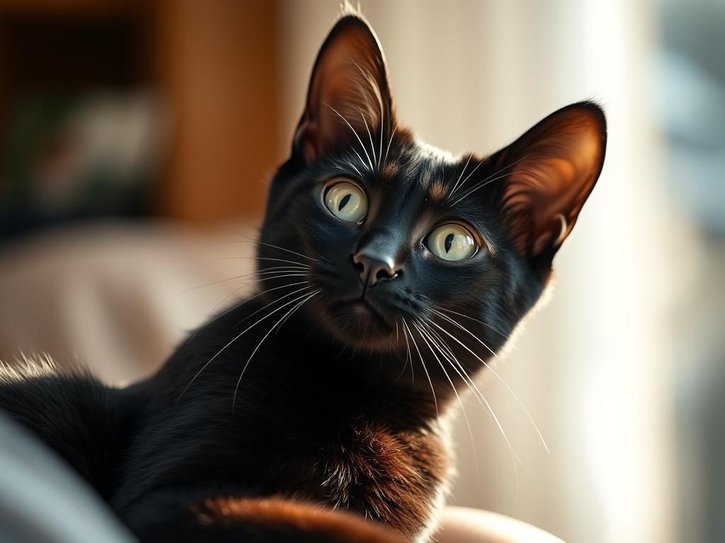 Schwarze Bengalkatzen kaufen Interaktion