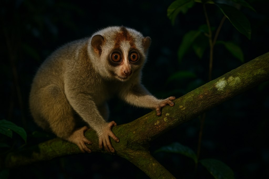 nachtaktive Primaten