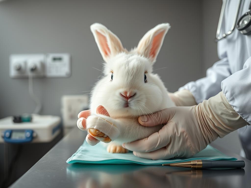 Behandlung von Kaninchenkrankheiten