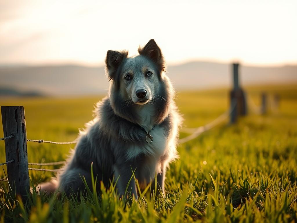 Border Collie grau