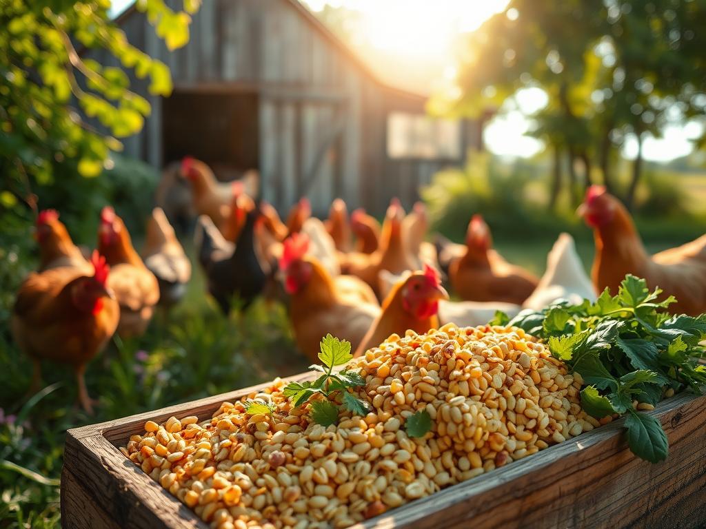 Futterempfehlungen für Hühner