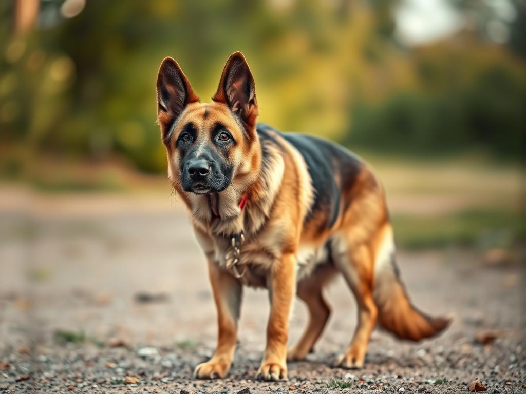 Körpersprache bei unterwürfigem Hundeverhalten