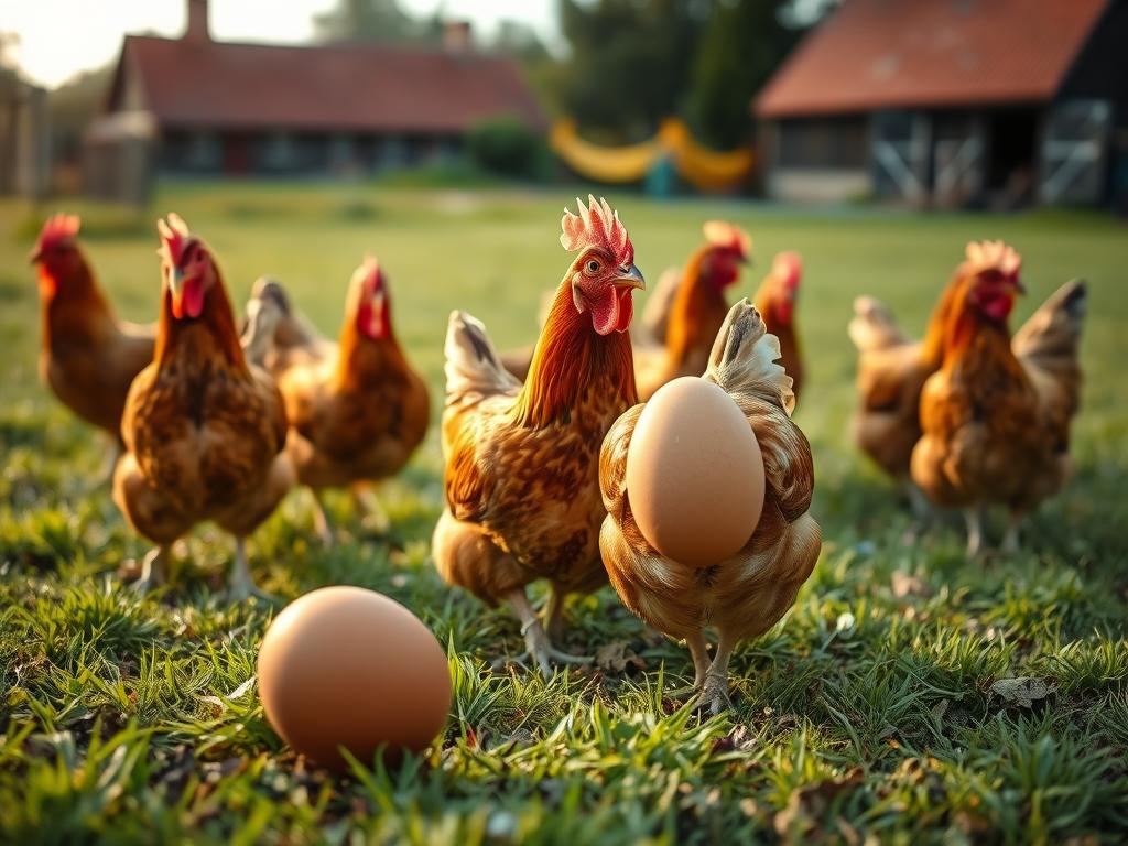 Legeleistung und Eierqualität Sussex Hühner