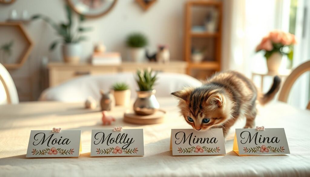 Katzennamen weiblich mit M