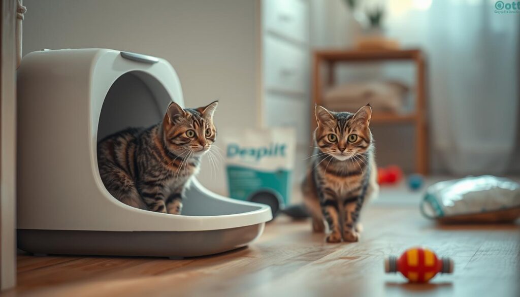 Wie oft gehen Katzen aufs Klo