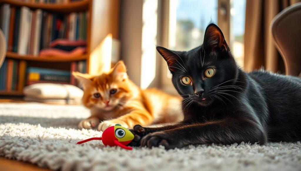 Zwei Katzen halten welches Geschlecht