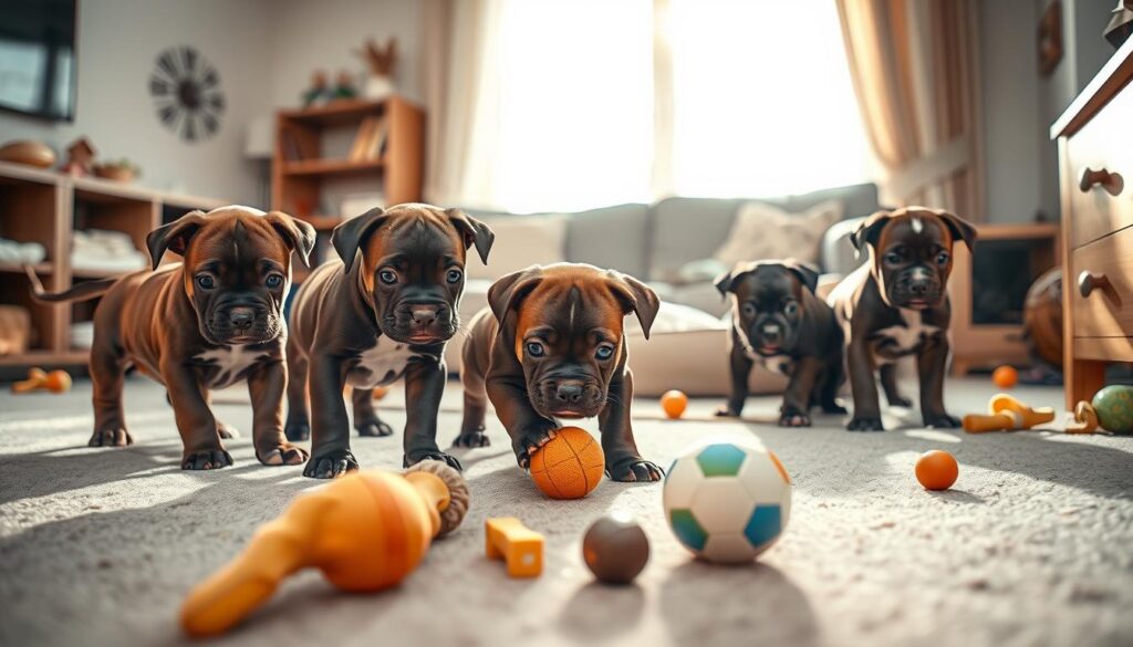 American Staffordshire Terrier Welpen Eingewöhnung