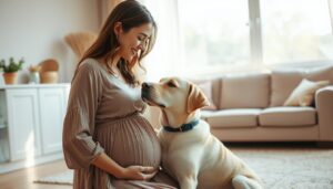Merken Hunde, wenn man schwanger ist