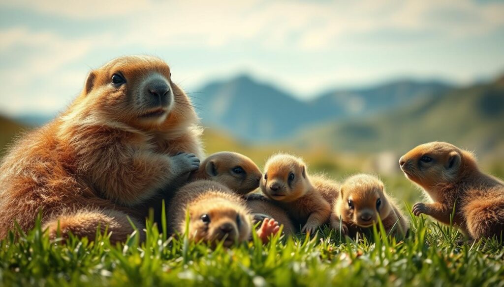Fortpflanzung Murmeltier Nachwuchs