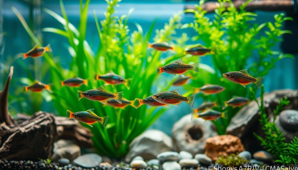 Schmucksalmler Haltung