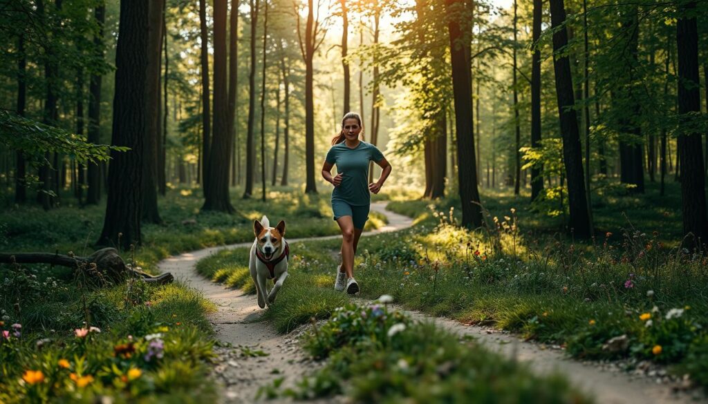 Trainingsstrecken Canicross Umgebung