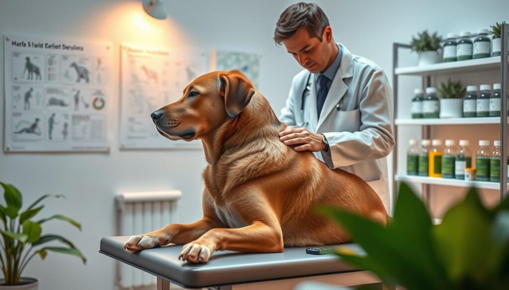 Medikamentöse und chirurgische Behandlungsmöglichkeiten bei Spondylose Hund