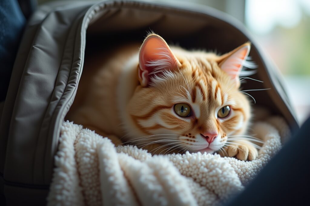 katze transport stress-Titel